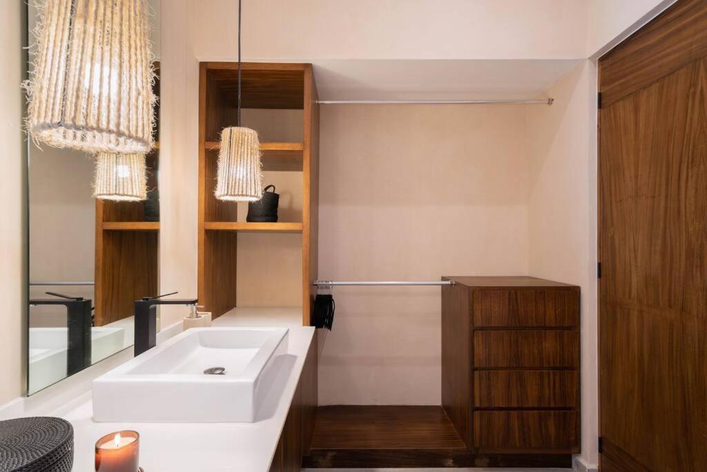 דירות טולום Lujoso Departamento Boho-Chic Con Alberca Privada מראה חיצוני תמונה