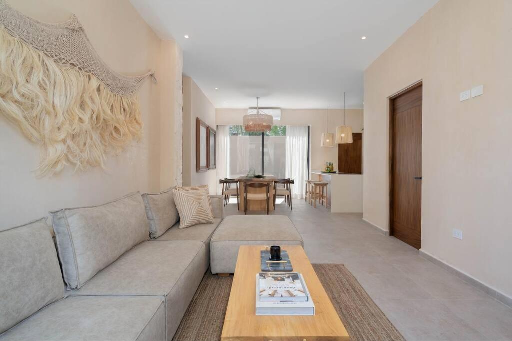 דירות טולום Lujoso Departamento Boho-Chic Con Alberca Privada מראה חיצוני תמונה