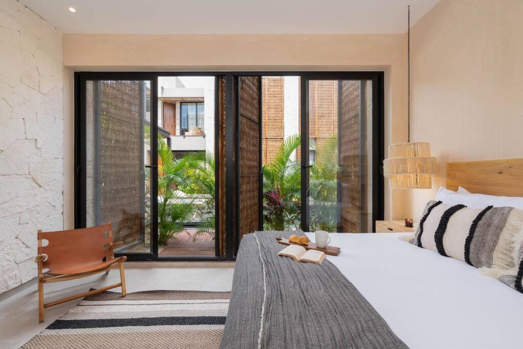 דירות טולום Lujoso Departamento Boho-Chic Con Alberca Privada מראה חיצוני תמונה