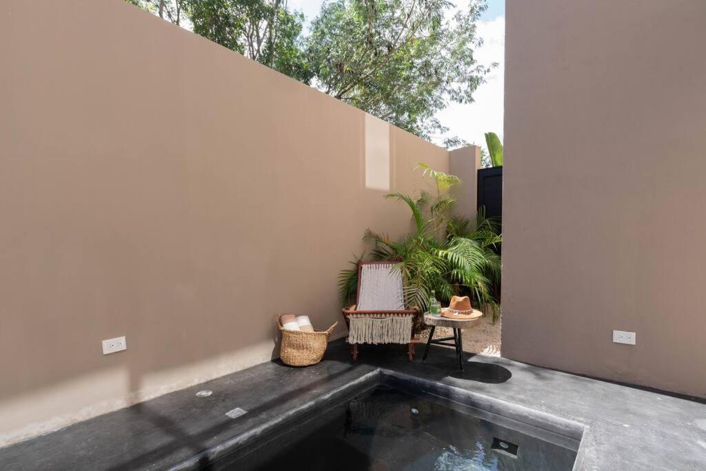 דירות טולום Lujoso Departamento Boho-Chic Con Alberca Privada מראה חיצוני תמונה